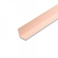 Угол ПВХ однотонный светло-розовый 20х20х2700 LUА005-2020 (25 шт в уп.)