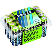 Батарейка Ergolux AAA  Alkaline BP-24 LR03  1.5В (мизинчик, упаковка 24/240 шт) (Р)