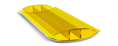 Профиль соединительный неразъемный 6000х4-6 желтый